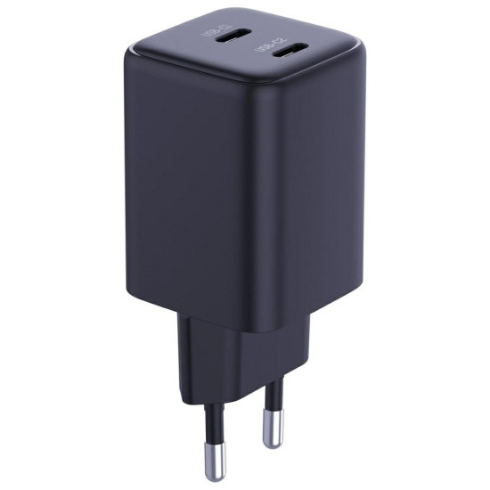 Ładowarka sieciowa Hyper Charger PD 45W GaN QC4+ PPS 2C czarna 