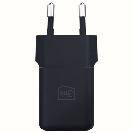 Ładowarka sieciowa Hyper GaN 20W 1xUSB-A 1xUSB-C PD QC4+ czarna 