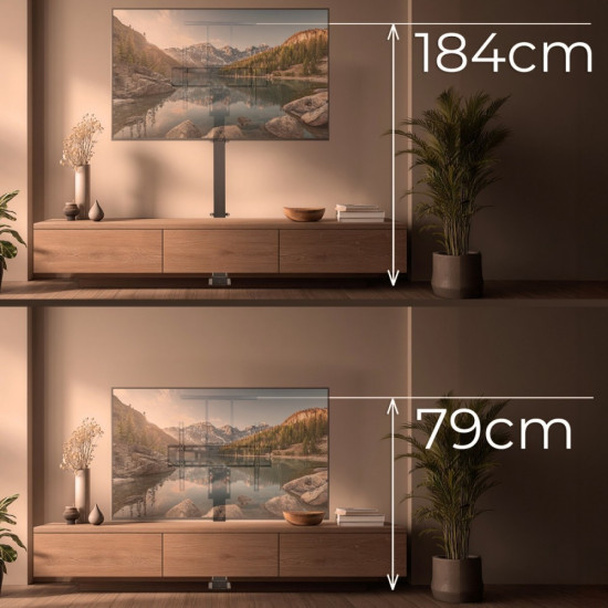 Uchwyt elektryczny TUYA wysuwany MC-866T 37-80 cali