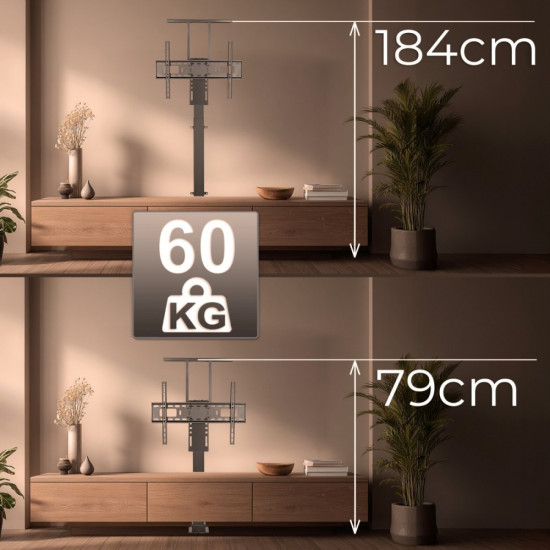 Uchwyt elektryczny TUYA wysuwany MC-866T 37-80 cali