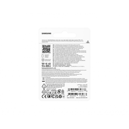 Karta pamięci MB-MH256T/WW T9 microSD 256GB 