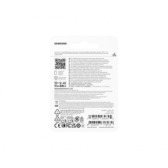 Karta pamięci MB-MH512T/WW T9 microSD 512GB 