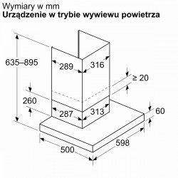 Okap DWB63BC60 Serie2 60 czarny