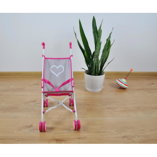 Wózek dla lalek Julia Prestige Pink