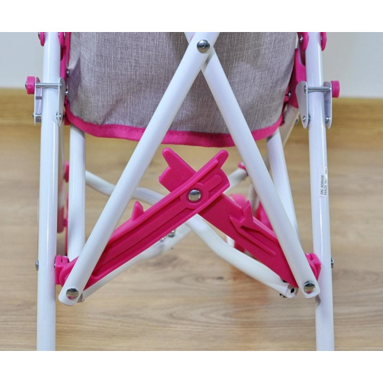 Wózek dla lalek Julia Prestige Pink