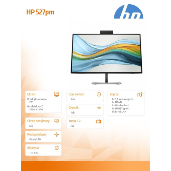 Monitor S5 Pro 527pm QHD USB-C 9E0Y9UT#ABB 