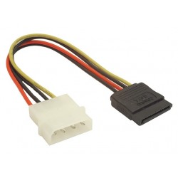 Kabel SATA zasilajcy 0,15M MOLEX->SATA