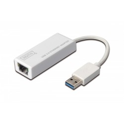 Karta sieciowa przewodowa USB 3.0 do Gigabit Ethernet 10/100/1000Mbps