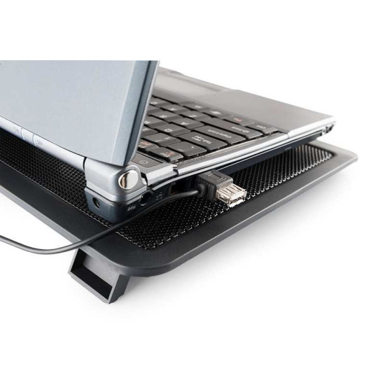 CF13 SILENT FAN CZARNA PODSTAWKA CHŁODZĄCA POD LAPTOPA