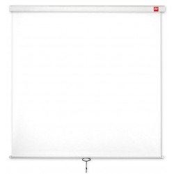 Ekran ścienny ręczny Wall Standard 200, 1:1, 200x200cm, powierzchnia biała, matowa