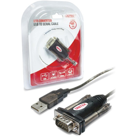 Adapter USB do 1xRS-232 ; Y-105 