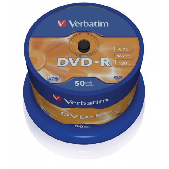 DVD-R 16x 4.7GB 50P CB             43548