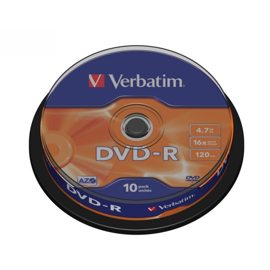 DVD-R 16x 4.7GB 10P CB           43523