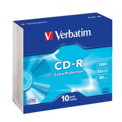 CD-R 52x 700MB 10P SL DLP             43415