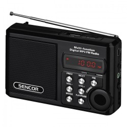 SRD 215 B KIESZONKOWE RADIO Z MP3,USB,SLOT NA KARTE SD    BATERIA LITOWA DO 10 GODZ.