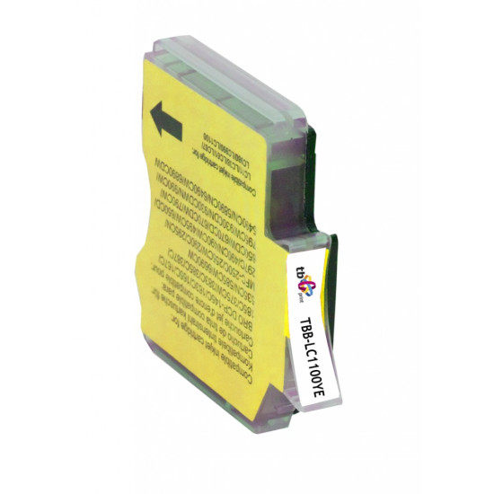 Tusz do Brother LC980/1100 TBB-LC1100YE YE 100% nowy