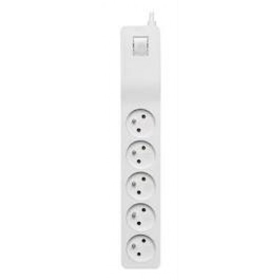 Listwa przeciwprzepięciowa ZX 510, 1L, 1,5m, szara