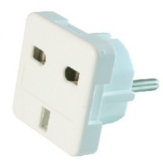 Adapter zasilania ANG/PL (Wtyk PL/Gniazdo ANG) 
