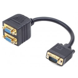 Adapter VGA(M)->2xVGA(F) 20cm 
