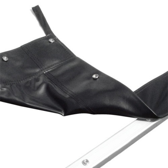 Ekran ramowy FOLD 280, 16:9, 324.8 x 193 cm, czarne ramki, Matt White