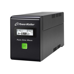 UPS LINE-INTERACTIVE 600VA 2X PL 230V, PURE SINE    WAVE, RJ11/45 IN/OUT, USB, LCD