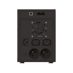 UPS LINE-INTERACTIVE 2200VA 2X 230V PL + 2X IEC OUT,RJ11/RJ45 IN/OUT, USB, LCD