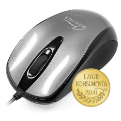 Mysz optyczna 800dpi srebrna MT1091S