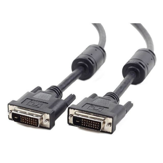 Kabel DVI-D(M)/DVI-D(M)(24+1) Dual Link Ferryt 3M Czarny 