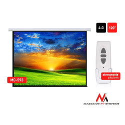 Ekran projekcyjny elektryczny MC-593 120