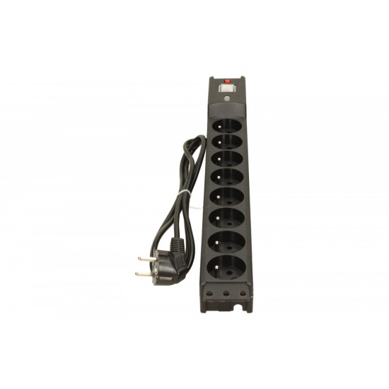 Listwa przeciwprzepięciowa LXARM 810, 3L, PDU, 1,5m, czarna