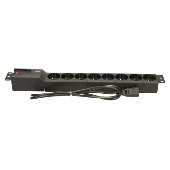 Listwa zasilająca LZRM 810 BW IEC 320, PDU, 1.5m