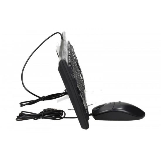 Zestaw klawiatura + mysz KM-72620D USB Czarny 