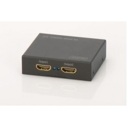 Rozdzielacz/Splitter HDMI 2-portowy, 4K 30Hz UHD 3D, HDCP 1.3, audio