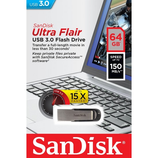 ULTRA FLAIR USB 3.0 64GB (do 150MB/s) 