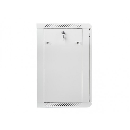 Szafa instalacyjna wisząca 19' 15U 600X450mm szara (drzwi       szklane)