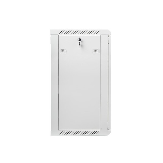 Szafa instalacyjna wisząca 19' 18U 600X450mm szara (drzwi       szklane)