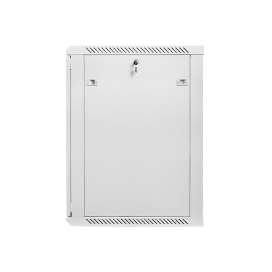 Szafa instalacyjna wisząca 19 18U 600X600mm szara (drzwi szklane)