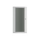 Szafa instalacyjna wisząca 19' 27U 600X450mm szara (drzwi       szklane)
