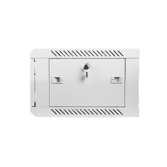 Szafa instalacyjna wisząca 19' 4U 600X450mm szara (drzwi        szklane)