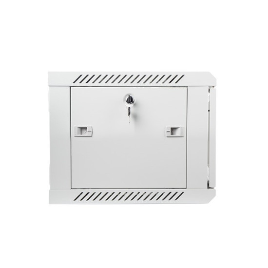 Szafa instalacyjna wisząca 19' 6U 600X450mm szara (drzwi        szklane)