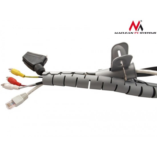 Organizator maskownica kabli MCTV-676 S silver 