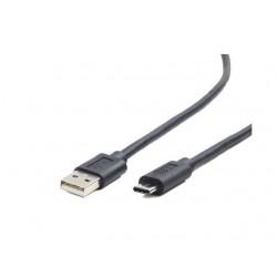Kabel USB 2.0 typu AC AM-CM 1.8m czarny 
