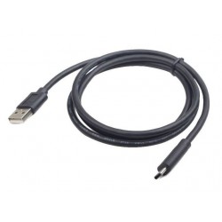 Kabel USB 2.0 typu AC AM-CM 1.8m czarny 
