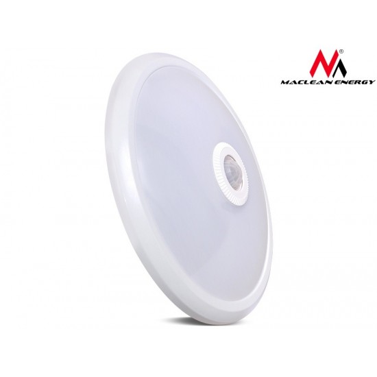 Plafon LED 12W z czujnikiem ruchu pir Energy MCE131 Zasięg 6m