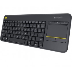 K400 Plus Wireless Touch Keyboard Czarna