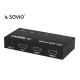 SAVIO CL-42 Splitter HDMI na 2 odbiorniki, Full HD, funkcja wzmacniacza, pudełko