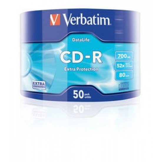 CD-R 52x 700MB 50P SP Extra Protection Wrap 43787