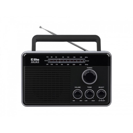 Radio Julia 3 czarny