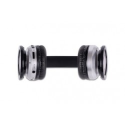 Stereofoniczne słuchawki z mikrofonem CRISTAL BLACK