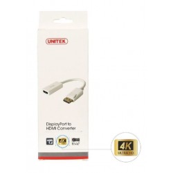 Adapter DisplayPort - HDMI 4K; Y-6332 BIAŁY 